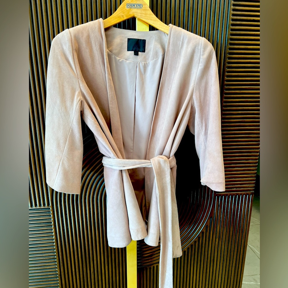 Suede kimono jacket from intermix